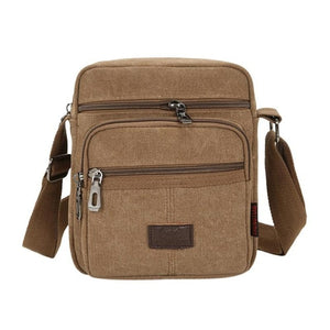 Canvas Crossbody Shoulder Bag Men Zipper Casual Travel Male Messenger Pack Men's Crossbody Bag Packs Phone Pouch sac a main