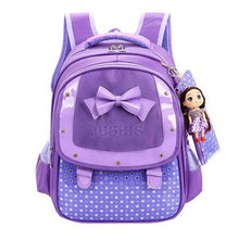 Load image into Gallery viewer, 3Pcs/Set Kids &amp; Baby&#39;s Bags Girls School Bags Primary School Backpack Child Bowknot Heart Dot School Bag Children&#39;s Backpacks