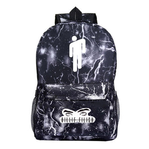 Billie Eilish Backpacks Women/Men's School Bags Laptop Travel Bags Teenage Notebook Backpack Fashion Nylon Mochila machila Bag