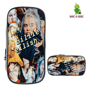 Billie Eilish Backpacks Women/Men's School Bags Laptop Travel Bags Teenage Notebook Backpack Fashion Nylon Mochila machila Bag