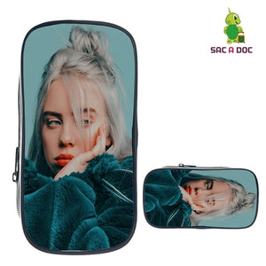 Billie Eilish Backpacks Women/Men's School Bags Laptop Travel Bags Teenage Notebook Backpack Fashion Nylon Mochila machila Bag