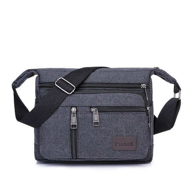 Casual Travel Men's Crossbody Bag Luxury Men Messenger Bags 2019 New Fashion Men's Bags High Quality Men Canvas Bag KL536