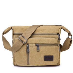 Casual Travel Men's Crossbody Bag Luxury Men Messenger Bags 2019 New Fashion Men's Bags High Quality Men Canvas Bag KL536