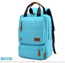 Load image into Gallery viewer, Men's Backpack Casual Business Notebook Backpack Light 15.6-inch Laptop Bag Anti Theft Backpack Travel Rucksack Gray sac a dos