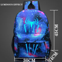Load image into Gallery viewer, School Bags For Teeenage Girls Boy Anime Luminous Backpack Kids &amp; Baby's Bags Waterproof School Backpack High Quality Backpack