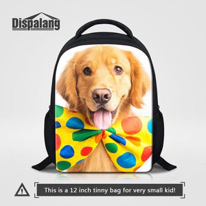 Dispalang Kids Small Backpacks Animal Cute Dog Print School Bags For Kindergarten Girls Shoulder Book Bags Baby's Travel Bags