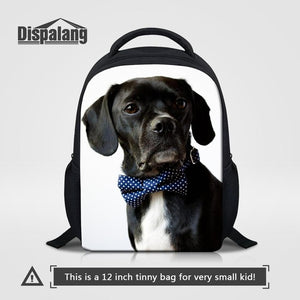 Dispalang Kids Small Backpacks Animal Cute Dog Print School Bags For Kindergarten Girls Shoulder Book Bags Baby's Travel Bags