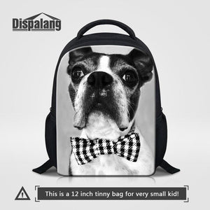 Dispalang Kids Small Backpacks Animal Cute Dog Print School Bags For Kindergarten Girls Shoulder Book Bags Baby's Travel Bags