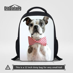 Dispalang Kids Small Backpacks Animal Cute Dog Print School Bags For Kindergarten Girls Shoulder Book Bags Baby's Travel Bags