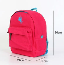 Load image into Gallery viewer, 2019 School Bags For Boys Girls In Kindergarten Poloo Canvas Kids &amp; baby's bags Small Children Backpack For Girls Primary School