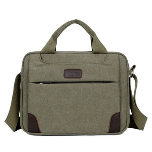 Fashion Men's Canvas Crossbody Hiking Military Messenger Sling Shoulder Bag Satchel Bags 28x6x22cm