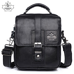 Men's Genuine Leather Bag Shoulder Bag Belt Bags Messenger Bags Men Handbag 2019 Fashion Flap Crossbody Luxury Handbag ZZNICK