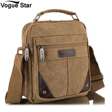 Load image into Gallery viewer, 2019 Designer Brand Men&#39;s Fashion Crossbody Shoulder Bag Solid Male Casual Travel Bag Men Bags Vinatge Canvas Messenger Bags M5