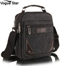 Load image into Gallery viewer, 2019 Designer Brand Men&#39;s Fashion Crossbody Shoulder Bag Solid Male Casual Travel Bag Men Bags Vinatge Canvas Messenger Bags M5