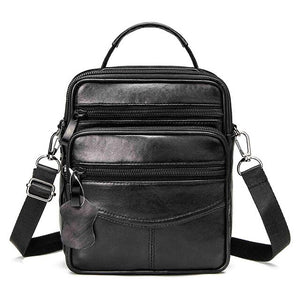 Casual Men's Business Genuine Leather Crossbody Bag Sheepskin Small Men Single Shoulder Messenger Bag High Quality Bolsa Handbag