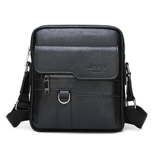 Men's messenger bag business leisure handbag men's split leather shoulder bag large capacity