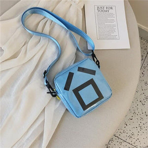 Cute Waterproof Children's Square Bag Mini Baby's Slant Bag Fashion Single Shoulder Bag