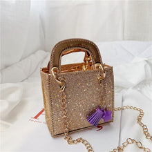 Load image into Gallery viewer, Children&#39;s Bag Korean Version 2019 New Sequin Bag Children&#39;s Single Shoulder Bag Mini Handbag Baby Straddle Bag