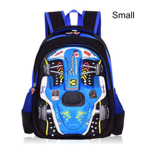 Cartoon 3D Car School Bags For Teenagers Boys Waterproof School Backpack Schoolbags Satchel Kids Bag Mochila Kids & Baby's Bags