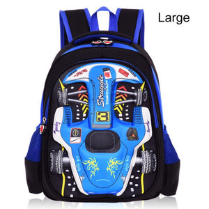 Cartoon 3D Car School Bags For Teenagers Boys Waterproof School Backpack Schoolbags Satchel Kids Bag Mochila Kids & Baby's Bags