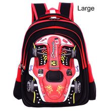 Load image into Gallery viewer, Cartoon 3D Car School Bags For Teenagers Boys Waterproof School Backpack Schoolbags Satchel Kids Bag Mochila Kids &amp; Baby&#39;s Bags