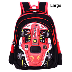 Cartoon 3D Car School Bags For Teenagers Boys Waterproof School Backpack Schoolbags Satchel Kids Bag Mochila Kids & Baby's Bags