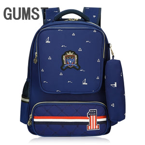 GUMST Backpack Schoolbag Nylon Fashion School Bags For Teenage Girls and Boys High Quality Backpacks Kids Baby's Bags