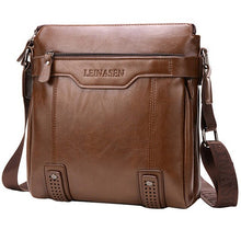 Load image into Gallery viewer, Leinasen Men Handbag Briefcase Men&#39;S Shoulder Bag Male Messenger Bags Designer Handbags Crossbody Bags For Men Travel Bag