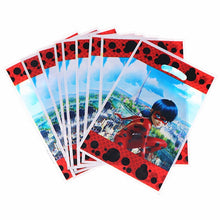 Load image into Gallery viewer, 10pcs/lot Fire Truck Gift Bag For Baby's Birthday Party Plastic Loot Bag Children Baby Shower Candy Bag Decoration Accessory
