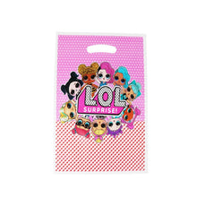 Load image into Gallery viewer, 10pcs/lot Fire Truck Gift Bag For Baby's Birthday Party Plastic Loot Bag Children Baby Shower Candy Bag Decoration Accessory