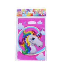 Load image into Gallery viewer, 10pcs/lot Fire Truck Gift Bag For Baby's Birthday Party Plastic Loot Bag Children Baby Shower Candy Bag Decoration Accessory