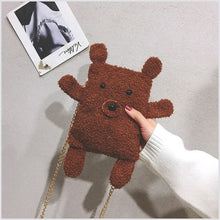 Load image into Gallery viewer, Cartoon small bear, baby's bag, the girl's cute little bag.