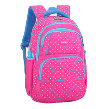 Load image into Gallery viewer, Newset Backpack Schoolbag Polyester Fashion dots School Bags For Teenage Girls and Boys High Quality Backpacks Kids Baby's Bags