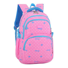 Load image into Gallery viewer, Newset Backpack Schoolbag Polyester Fashion dots School Bags For Teenage Girls and Boys High Quality Backpacks Kids Baby's Bags