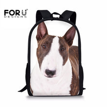 Load image into Gallery viewer, FORUDESIGNS New 2018 Bulldog Terrier Children School Bags For Boys Teenage Backpacks Kids Baby&#39;s Bags Schoolbags Bagpack Satchel