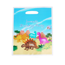 Load image into Gallery viewer, 40pcs/lot Jurassic Dinosaur Gift Bags For Baby's Birthday Party Supplies Plastic  Loot Bag Children Baby Shower Candy Bag