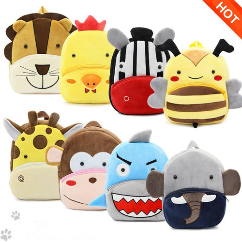 Cute Animal Kids Baby Bags Children Backpacks Girls Boys Toddler Schoolbag Cartoon Lion Bookbag Kindergarten Toys  School Bags