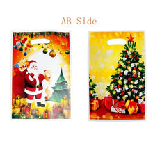 Load image into Gallery viewer, Hot Christmas Theme Bell Santa Claus Gift Bags Plastic Tablecloth Baby&#39;s Birthday Party Supplies  Loot Bag Children Baby Shower