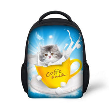 Load image into Gallery viewer, Kids Baby&#39;s Bags Cat Printing Backpack for Kindergarten Boys Children Lightweight Small Bookbags 12 inch Mini Daily Daypack