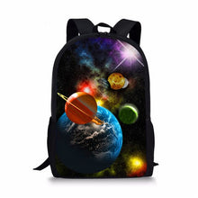 Load image into Gallery viewer, New Customized School Bag Children Backpack Boys Girls Galaxy Space Backpacks Kids Baby's Bags Child Rucksack Teenager Bookbag
