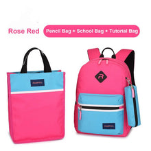 Load image into Gallery viewer, 2019 new Set 3PCS Backpack For School Pencil Case Backpack Schoolbag Children's School Bags Kids Baby's Student Rucksack Bags