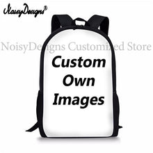 Load image into Gallery viewer, NOISYDESIGNS Portable Schoolbag for Girls Sweet Cat Pattern Printed Backpack Baby's Bags Kids Bookbag Rucksack Mochila Escolar