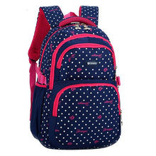 Load image into Gallery viewer, School Backpack Schoolbag Polyester Fashion dots Newest Bags For Teenage Girls and Boys High Quality Backpacks Kids Baby's Bags
