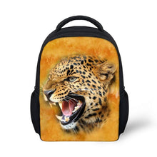 Load image into Gallery viewer, FORUDESIGNS Mini Schoolbag Lion 3D Printing Zoo Backpack With Zipper Baby Cute Kids School Bags for Baby&#39;s Girls Custom Gift Bag