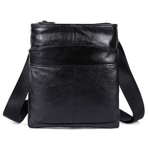 MVA Men's Bag Messenger Bag Men's Leather Shoulder Bag Men's Small Casual Messenger Bag for Ipad 703.