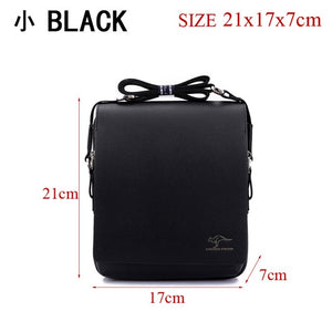 Free shipping! Authentic brand composite leather bag casual male shoulder briefcase kangaroo messenger bag men's travel bags