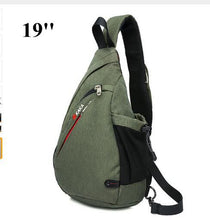 Load image into Gallery viewer, KAKA Men Messenger Bag shoulder bag men chest pack bag 17L Canvas Day pack 19L Cross body Back Pack Men&#39;s Chest Shoulder Bag
