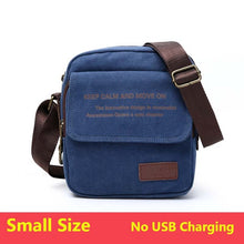 Load image into Gallery viewer, Man Urban Daily Carry Bag High Quality Men Canvas Shoulder Bag Casual Travel Men&#39;s Crossbody Bag Male Messenger Bags 3 Size