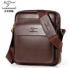 Load image into Gallery viewer, Men Casual Business Leather shoulder Messenger Bag Men&#39;s Crossbody male vintage crossbody ipad Laptop briefcase Messenger Bags