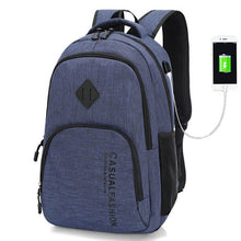 Load image into Gallery viewer, 2019 New Fashion Men's Backpack Bag Male Canvas Laptop Backpack Computer Bag high school student college student bag male